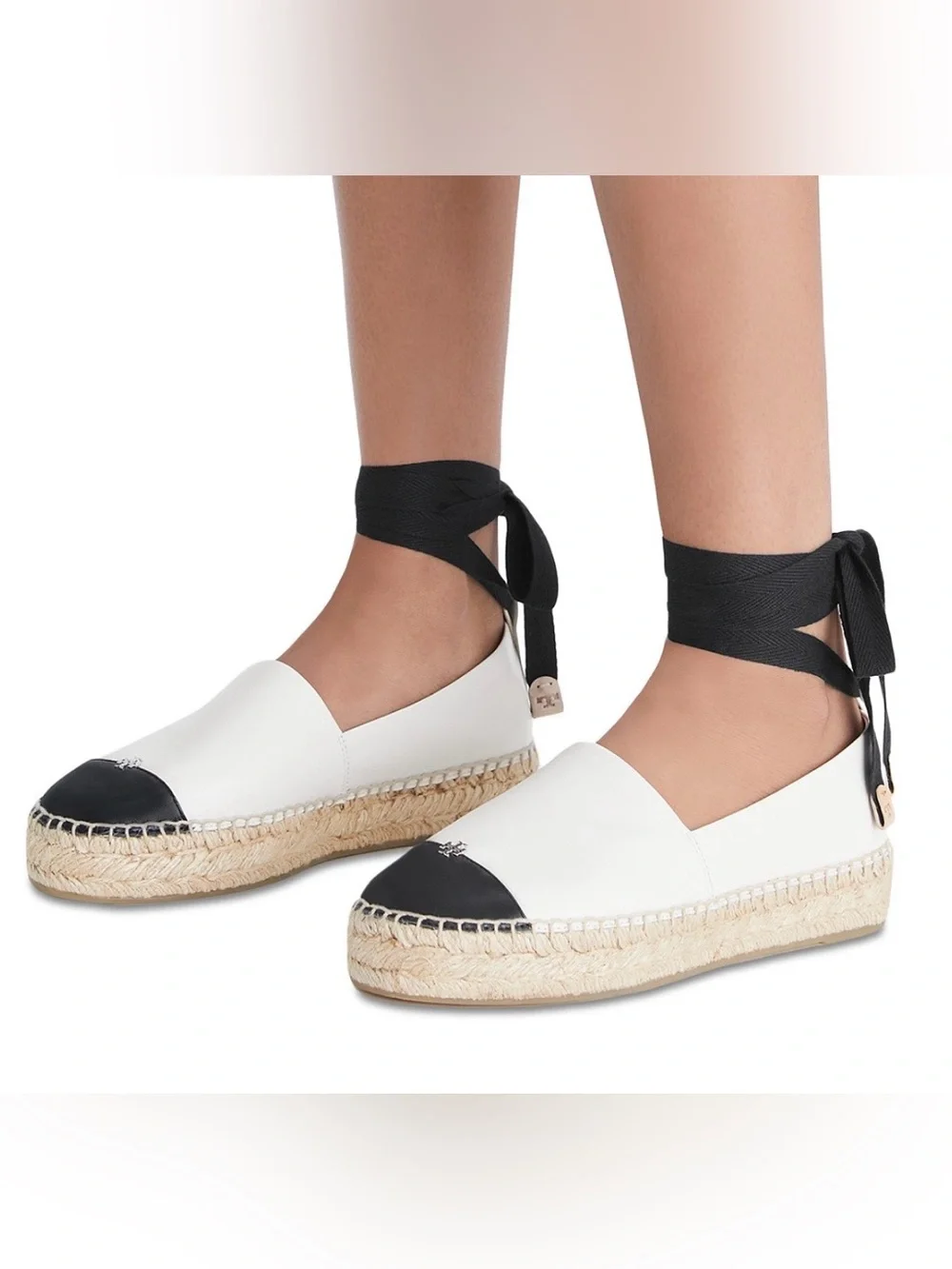 NIB Tory Burch Women's Cap Toe Espadrilles